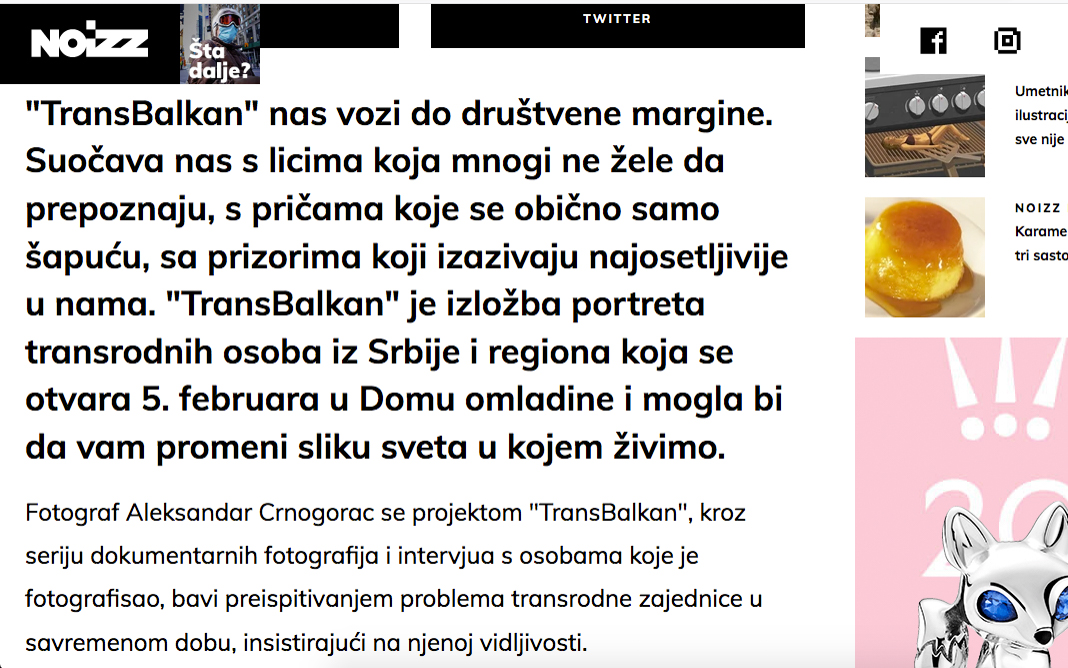 Noizz Trans Balkan – Aleksandar Crnogorac — Photographer